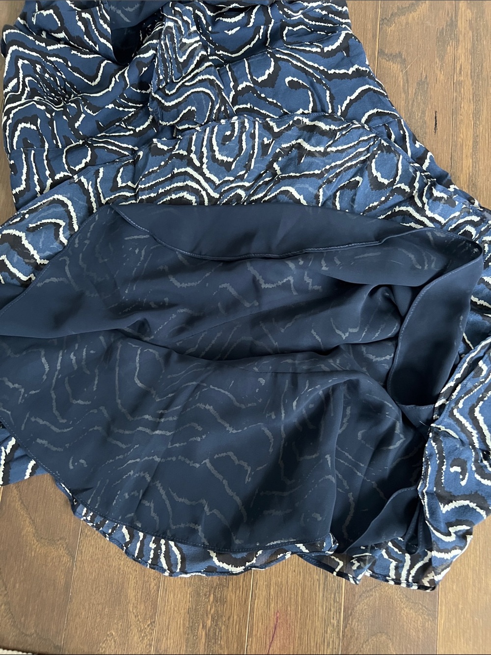 Derek Lam 10 Crosby Cascade Ruffle Silk Dress - Picture 8 of 10